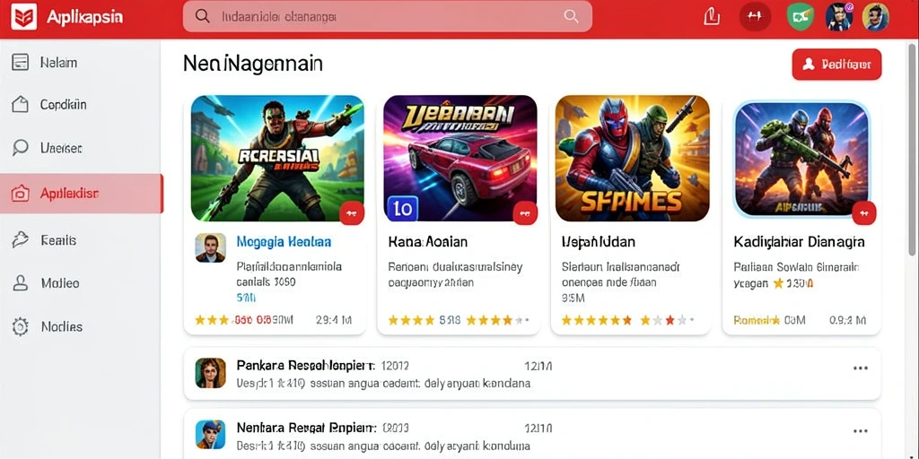 Tangkapan layar karakter utama dalam aksi.