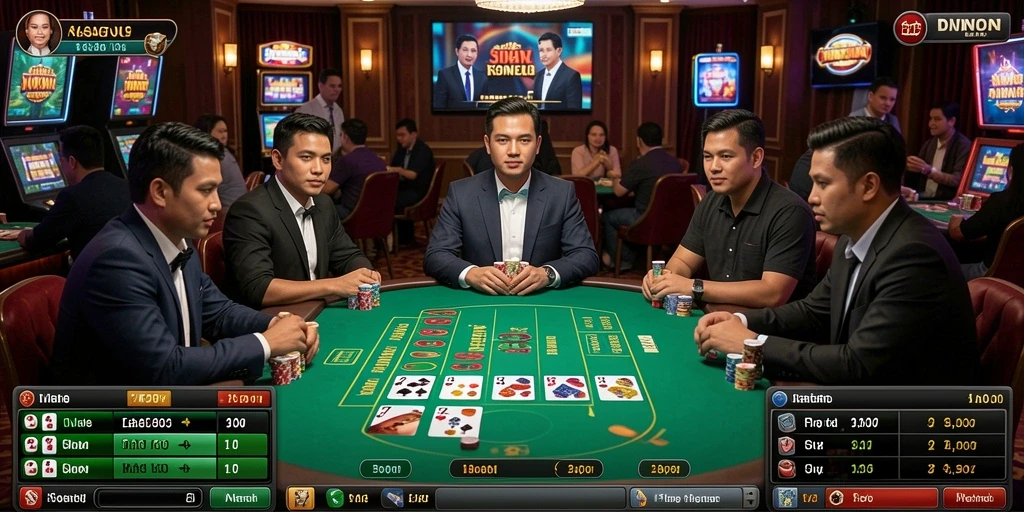 Tampilan antarmuka utama yang menarik dan informatif.