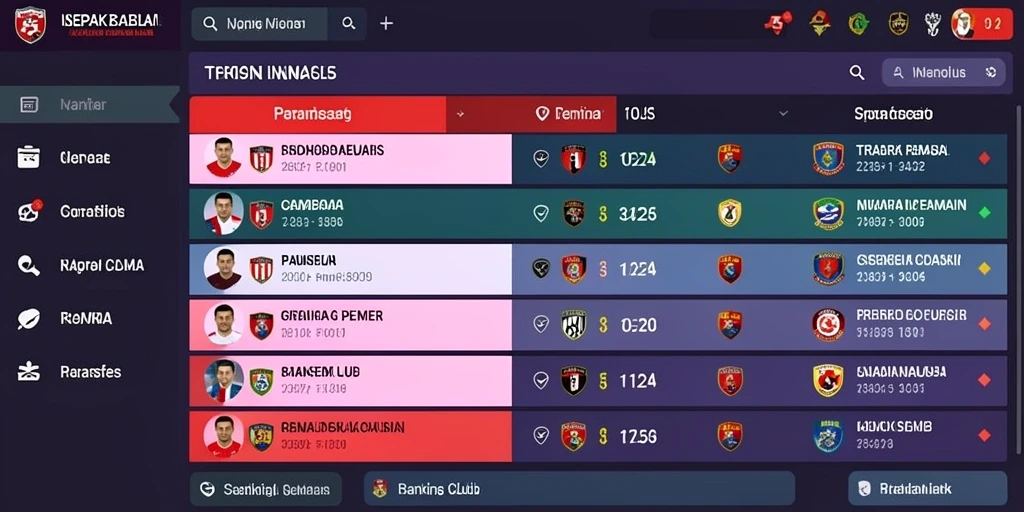 Tampilan menu utama FB168 yang menarik.