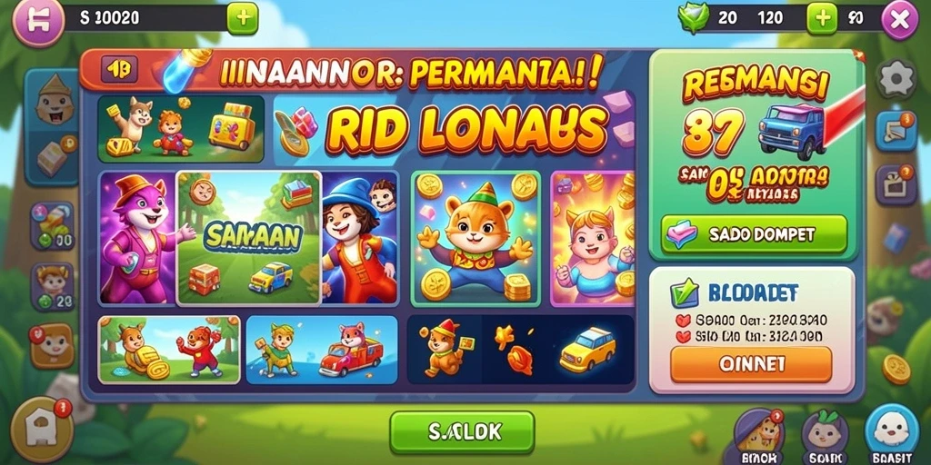 Tampilan menarik dari game LEDAKSLOT saat dimainkan.