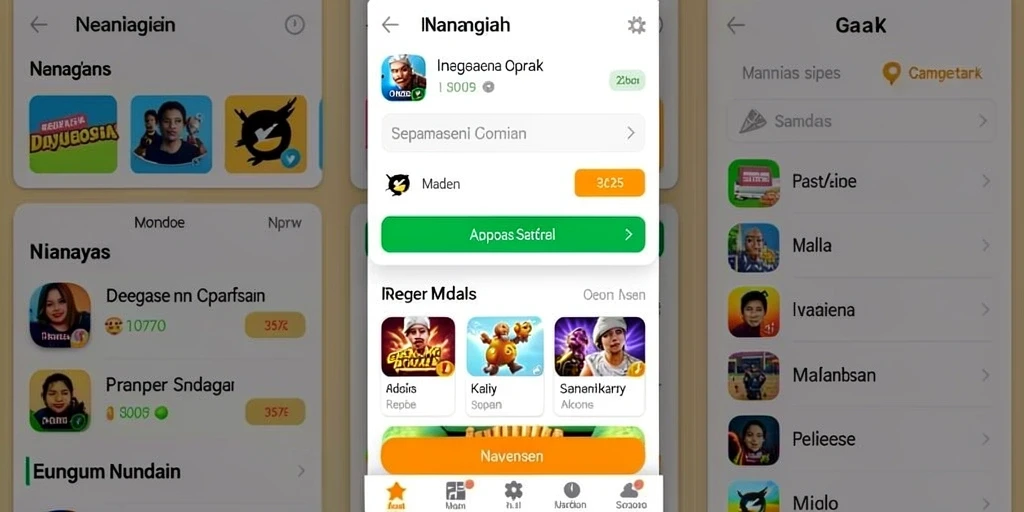 Tampilan utama aplikasi NIKMAT777 yang menarik.
