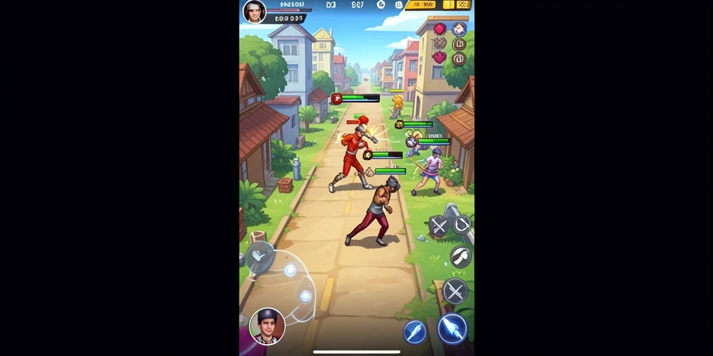 Tangkapan layar menunjukkan pemandangan epik dalam game.