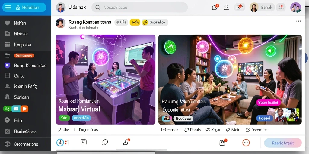 Tampilan antarmuka yang menarik dan sederhana.