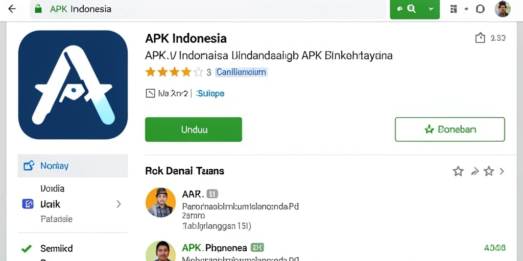 Screenshot menunjukkan tampilan awal yang menarik.