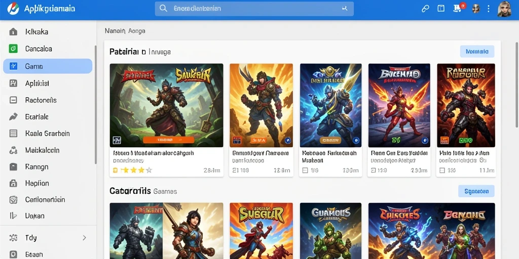 Screenshot menunjukkan tampilan karakter utama yang siap beraksi.