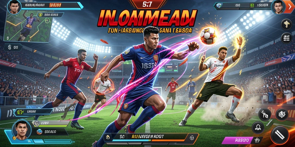 Tampilan awal game yang menarik dan mudah dinavigasi.
