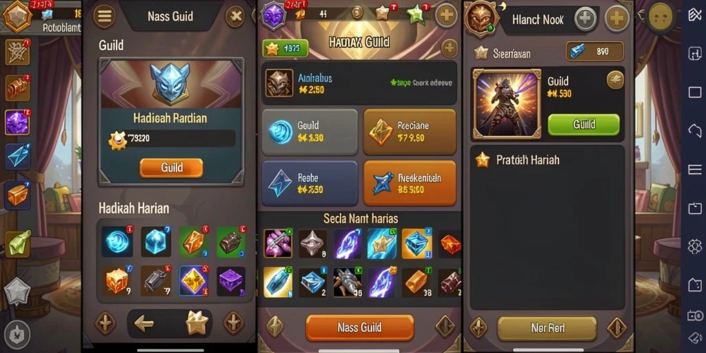 Screenshot menampilkan karakter utama dalam aksi peperangan.