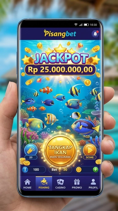 Galeri pratinjau visual pisangbet build APK resmi terbaru